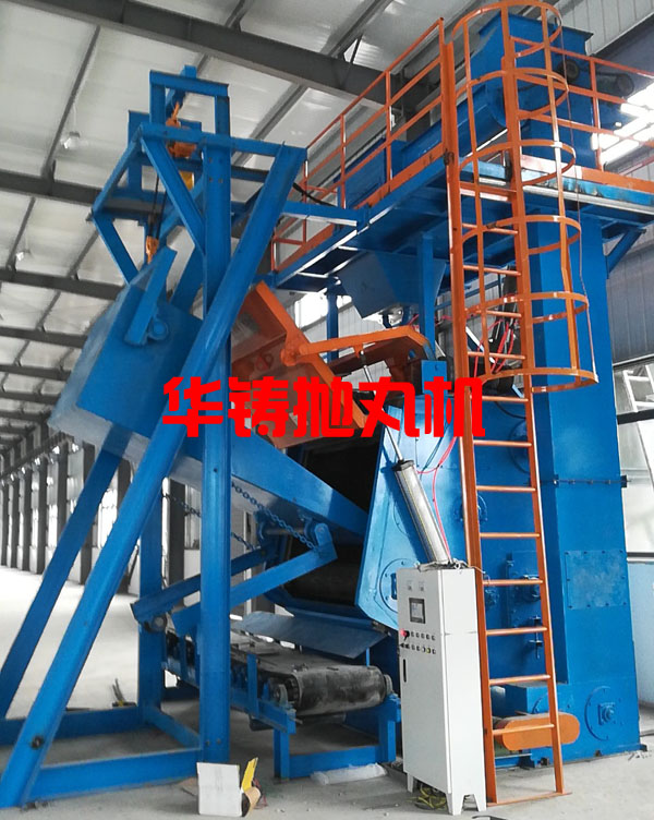 自動(dòng)上料履帶式拋丸機(jī)用于清理小型汽車配件 自動(dòng)上料履帶式拋丸機(jī)用于清理小型汽車配件