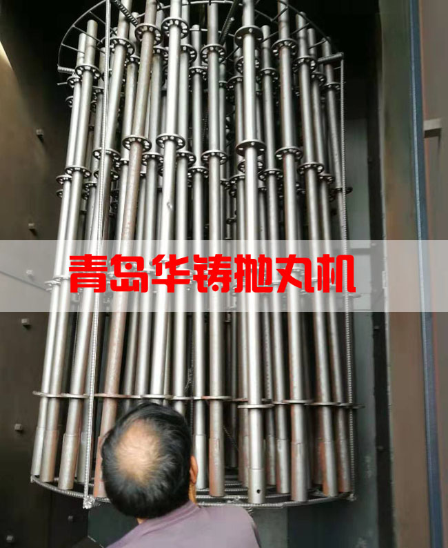 腳手架拋丸機(jī)除銹現(xiàn)場圖 腳手架拋丸機(jī)除銹現(xiàn)場圖