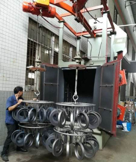 吊鉤式拋丸噴砂除銹機 吊鉤式拋丸噴砂除銹機