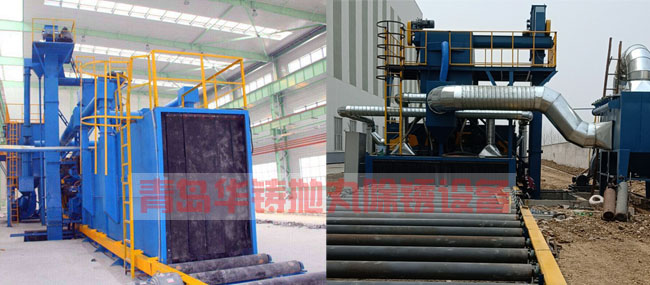 圖三,通過(guò)式拋丸除銹設(shè)備 圖三,通過(guò)式拋丸除銹設(shè)備