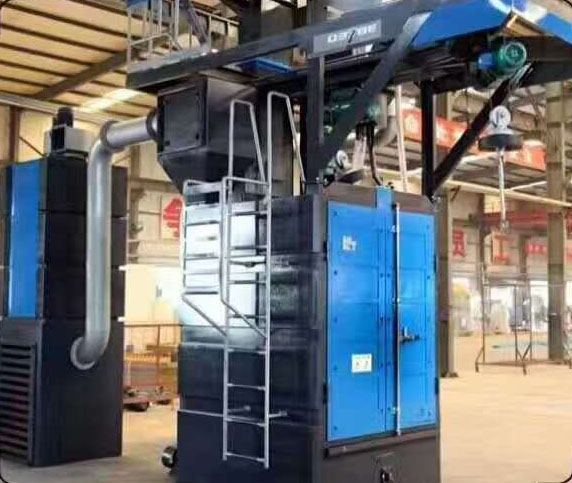 汽車鋼板彈簧拋丸強(qiáng)化機(jī) 汽車鋼板彈簧拋丸強(qiáng)化機(jī)