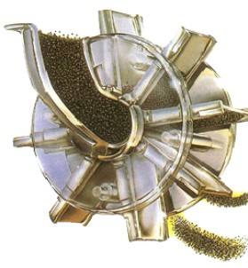 拋丸器葉輪葉片結構圖 拋丸器葉輪葉片結構圖